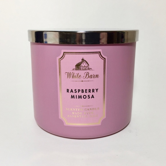 Bath & Body Works Other - RASPBERRY MIMOSA 3 Wick Candle